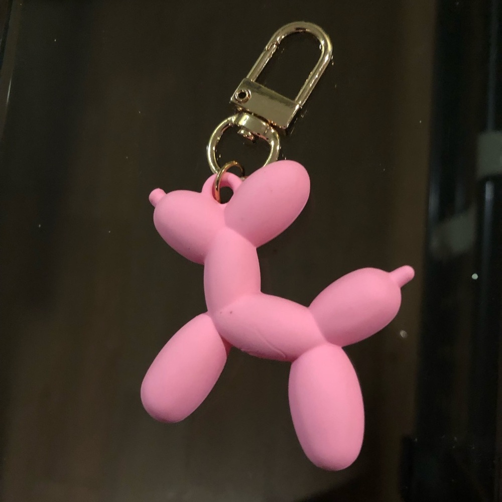 Balloon Dog Key Chain/Purse Charm